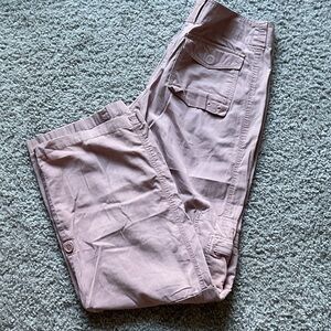 Women's Dusty pink Cargo Pants, Size 9